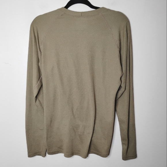 Beyond Clothing L1B Crew Base Layer Mens Size L Silk Weight Coyote - Picture 4 of 5